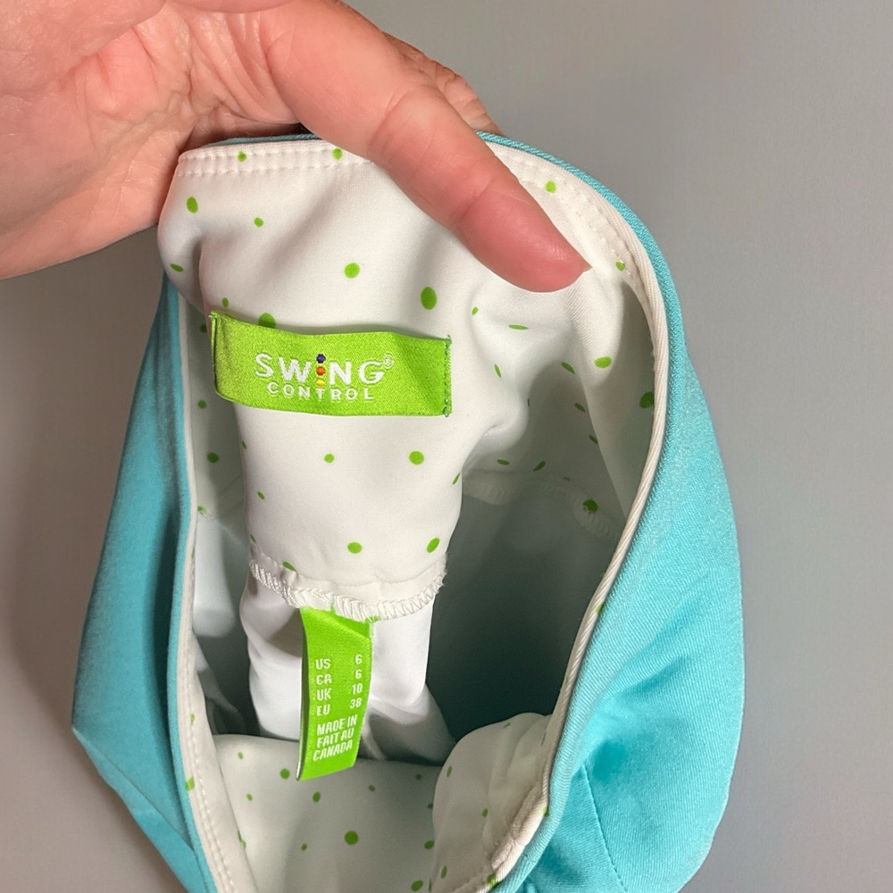 Swing Control golf skort, size 6 - Picture 5 of 6